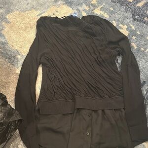 Elegant Black Women's Tunic Top